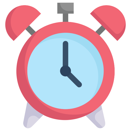 An emoji depicting an alarm clock. It shows a classic round clock face with black numbers and hands, and two bells on top. This emoji represents time and punctuality.